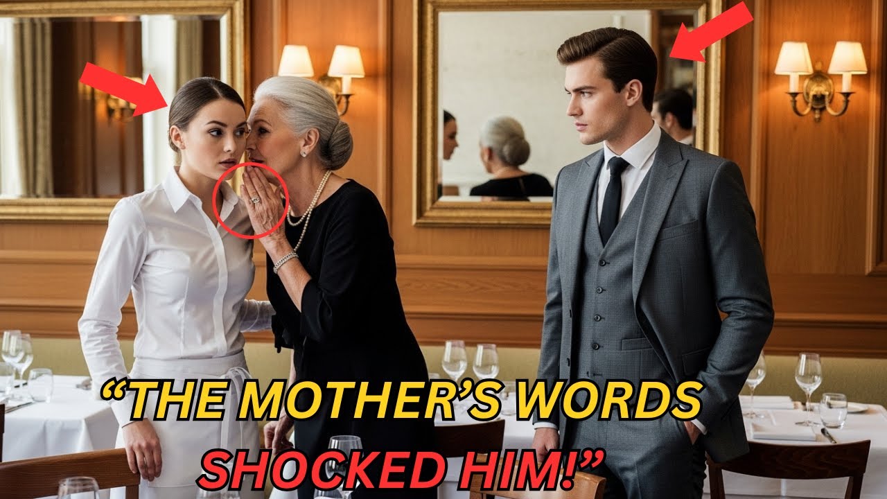 The Mafia Boss’s Mother Talked to the Waitress — What She Heard Made Her Son Turn Pale ✅