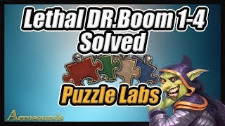 Lethal Dr.Boom 1/4 Puzzle Solutions - Hearthstone Puzzle Labs