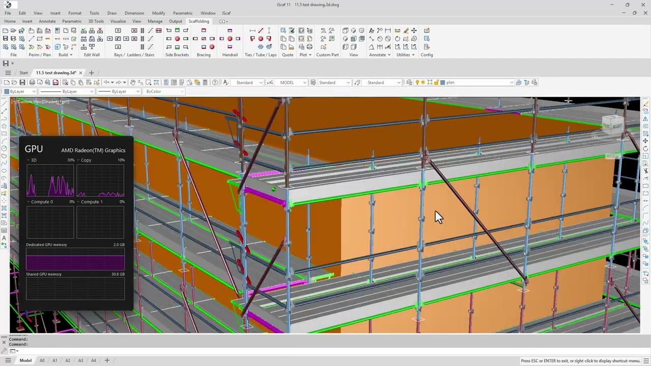 iScaf® 11 - Fastmode Graphics Rendering / with AutoCAD® Engine 2025