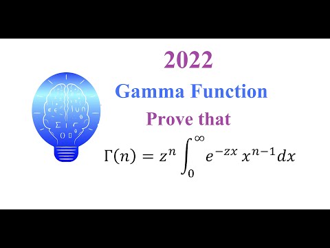 Gamma function  Γ(n)  Example and proof