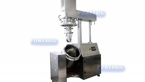 Emulsifier Machine: How To Emulsify The Material(Vacuum Emulsifying Mixer Vacuum Emulsifier 50L)
