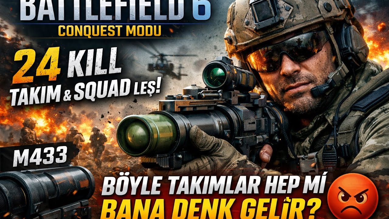 Battlefield 6 | M433 ile Takıma Rağmen 24 Kill