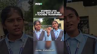 GEN ALPHA PROTEST | Students LOCK SCHOOL GATE After 9 Teachers Transferred #shorts