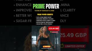 Unleash Your Prime Power: Boost Energy, Strength &amp; Focus Like Never Before ⚡🔥