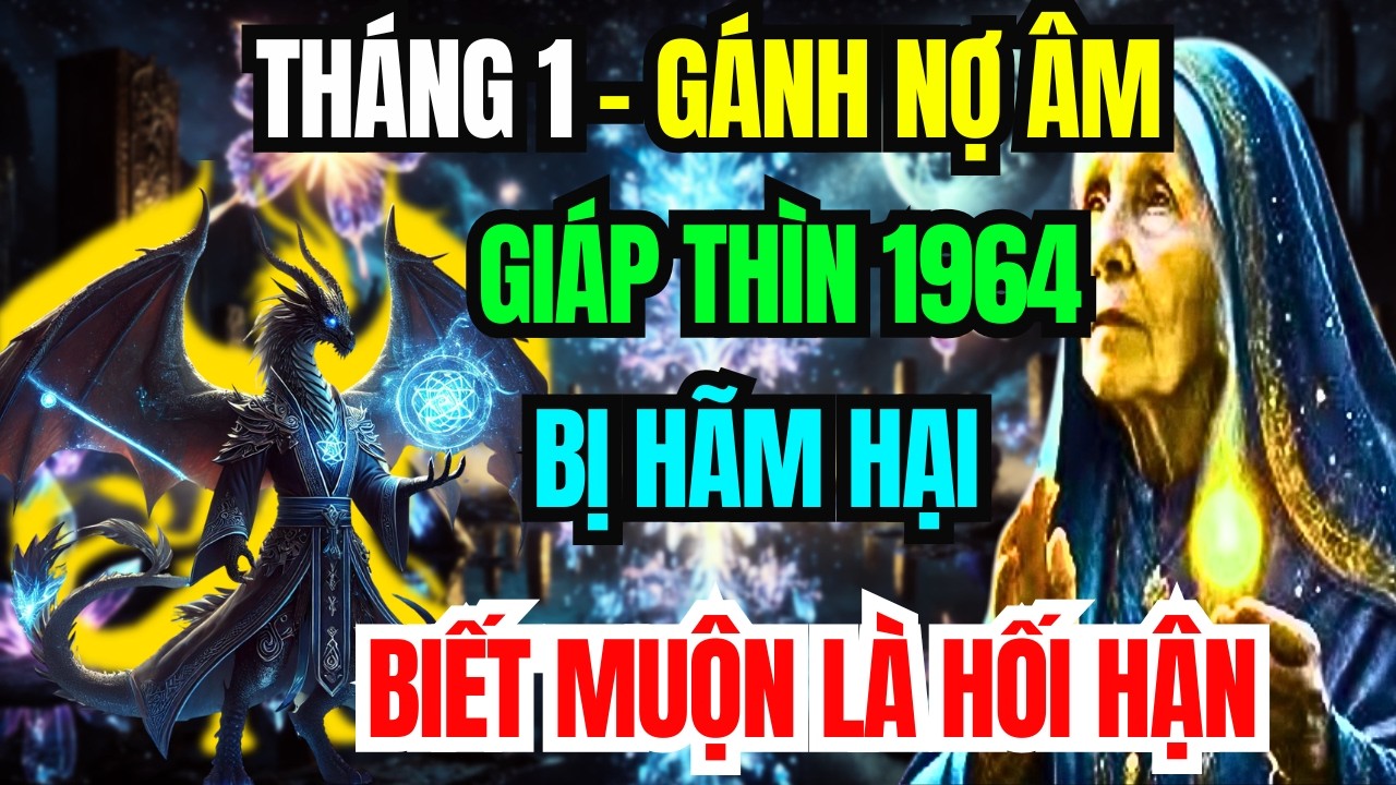 Sự Thật Đáng Sợ: Giáp Thìn 1964 Tháng 1 ÂL Gánh Nợ Âm Kiểu Gì Cũng Bị Hãm Hại - Biết Muộn Lỡ Cả Đời