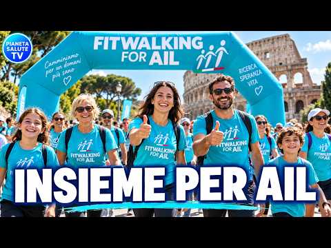 Video Fitwalking AIL Roma 2026: 6 km di solidarietà per la ricerca