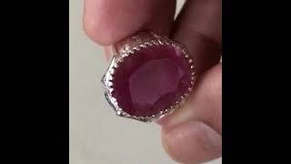 Cincin perak delima afrika rm180
