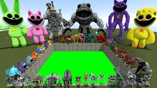 TORTURE ALL ZOONOMALY SMILING CRITTERS POPPY PLAYTIME MONSTERS FAMILY in BIG TOXIC HOLE Garry's Mod