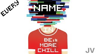 Every Name In Be More Chill (Original Cast)
MAKE A REQUEST
1) www.jessviduya.weebly.com/request
2) www.twitter.com/jessviduya
FOLLOW ME
Twitter: http://www.twitter.com/jessviduya
Instagram: http://www.instagram.com/jessviduya Every Name In Be More Chill (Original Cast)