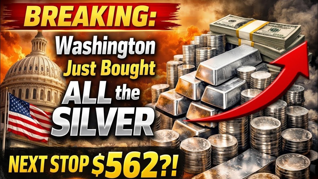 BREAKING: Washington Just Bought ALL the SILVER — Next Stop $562?!