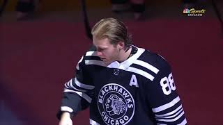Chicago Blackhawks honor Patrick Kane for 1,000 points