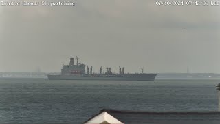 USNS Kanawha returning from Deployment supporting the Ike Carrier Group.