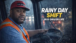 Rainy Day Bus Driver Life | Sacramento Transit Vlog