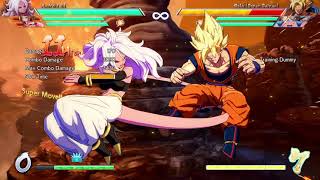 DBFZ Android 21 corner double stock w/set up idea