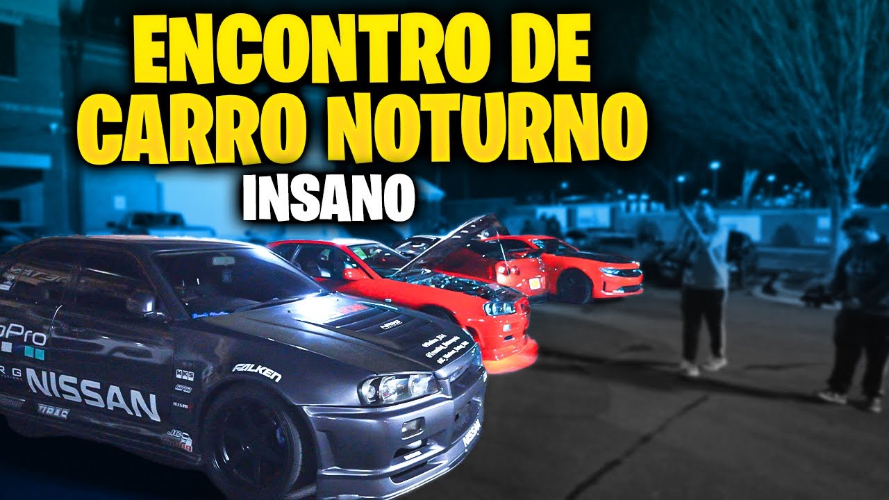 ECONTRO DE CARRO NOTURNO ESTILO VELOSES E FURIOSOS !!!