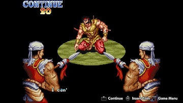 Capcom Arcade Stadium - Warriors of Fate - 4K (2160p) PS4 Gameplay