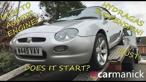 PROJECTcar / MGF VVC - Webisode 1: Intro and Accessing the Engine