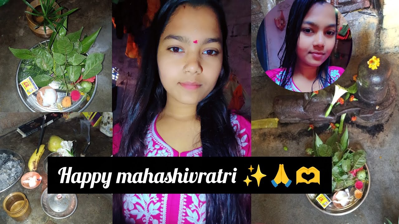 Happy mahashivratri ✨🙏🥰| kajal thakurain|#vlog #god 