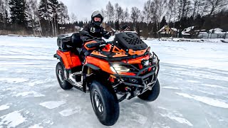 ДРИФТ НА КВАДРОЦИКЛАХ CFMOTO и BRP | БОЛЬШАЯ ЗИМНЯЯ ПОКАТУШКА ЧАСТЬ 1