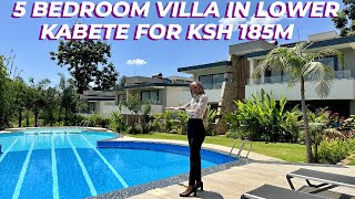 5 BEDROOM VILLA FOR SALE IN LOWER KABETE - KES 185M