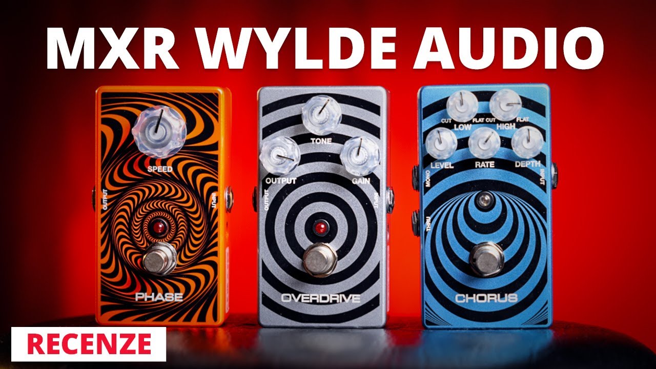 Vyzkoušeli jsme efekty Dunlop MXR Wylde Audio Overdrive, Chorus a Phase // Recenze: Pavel Marcel