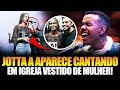 Jotta A Volta a Cantar Música Gospel!? O cantor aparece Cantando de Salto Alto e Cabelos Compridos