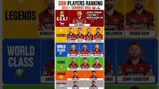 SRH Players Ranking 🐐 | Warner Still Owns SRH? 😳 #ipl2026 #cricket #srh