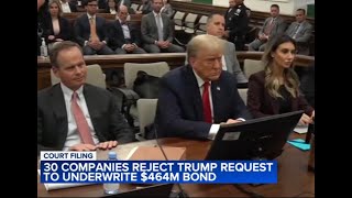 Trump faces 'insurmountable difficulties' in securing bond in civil fraud case