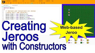 Jeroo Custom Creation / Spawning with Constructors