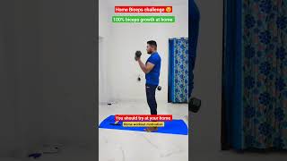 Kar har maidan||home workout motivation|Home biceps challenge #trending #shorts#youtubeshorts #viral