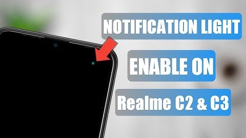 How to notification light enable in Realme C2 & C3 | Realme C3 ma notification light kaise set kora