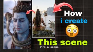 How i create Lord shiva ai scene 🙏 tutorial screenshot 2