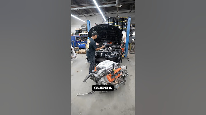 The World’s First MK5 Supra Hellcat Swap 😩 #shorts