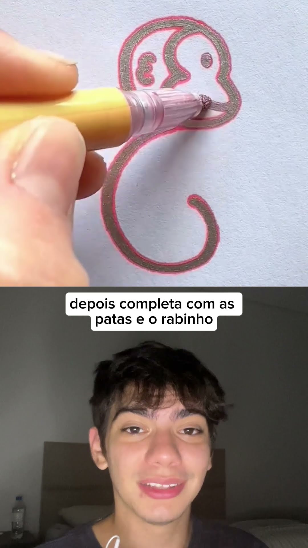 Desenhar um macaco usando só o número 3? ?? Fácil e divertido! Você já sabia disso? ??