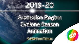 2019-20 Australian Region Cyclone Season Animation
