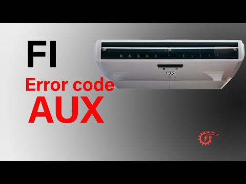 aux air conditioner f1 error code