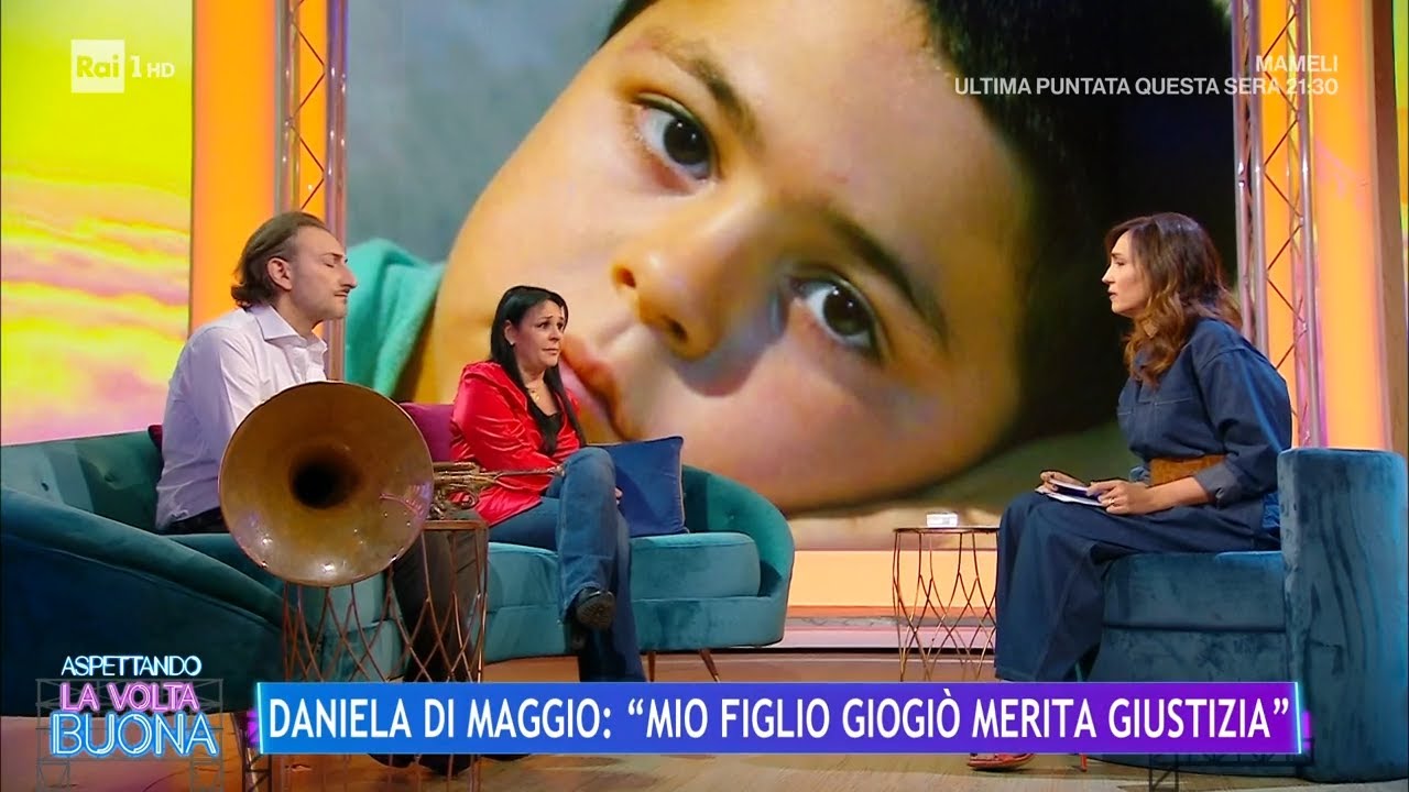 Daniela Di Maggio a Sanremo in ricordo del figlio Giogiò - La Volta Buona 13/02/2024