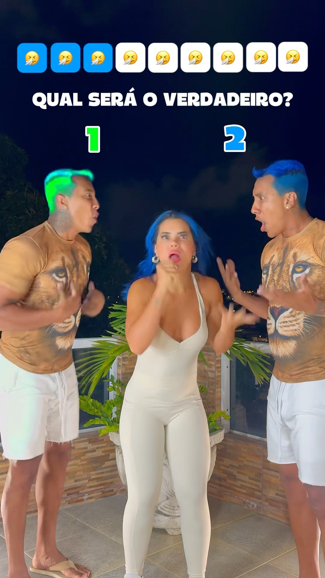 Qual será o 1 ou 2? ​⁠@mayca.brasil #challenge #funnymemes #funny #shorts #short