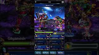 FFBE Cloud of Darkness Gilgamesh trial one shot