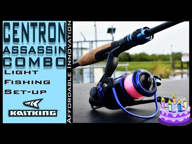 KastKing Centron Spinning Reel and Assassin Fishing Rod Combo