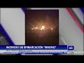 Incendio de embarcación "Sinono" en el Puerto Miramar, Colón