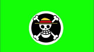 ✔️GREEN SCREEN EFFECTS: One Piece Flag Logo