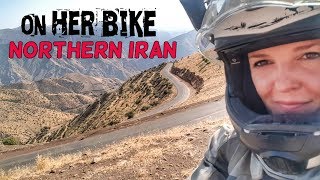 Solo on a Motorcycle Ride through Northern Iran. On Her Bike Around the World. Episode 13