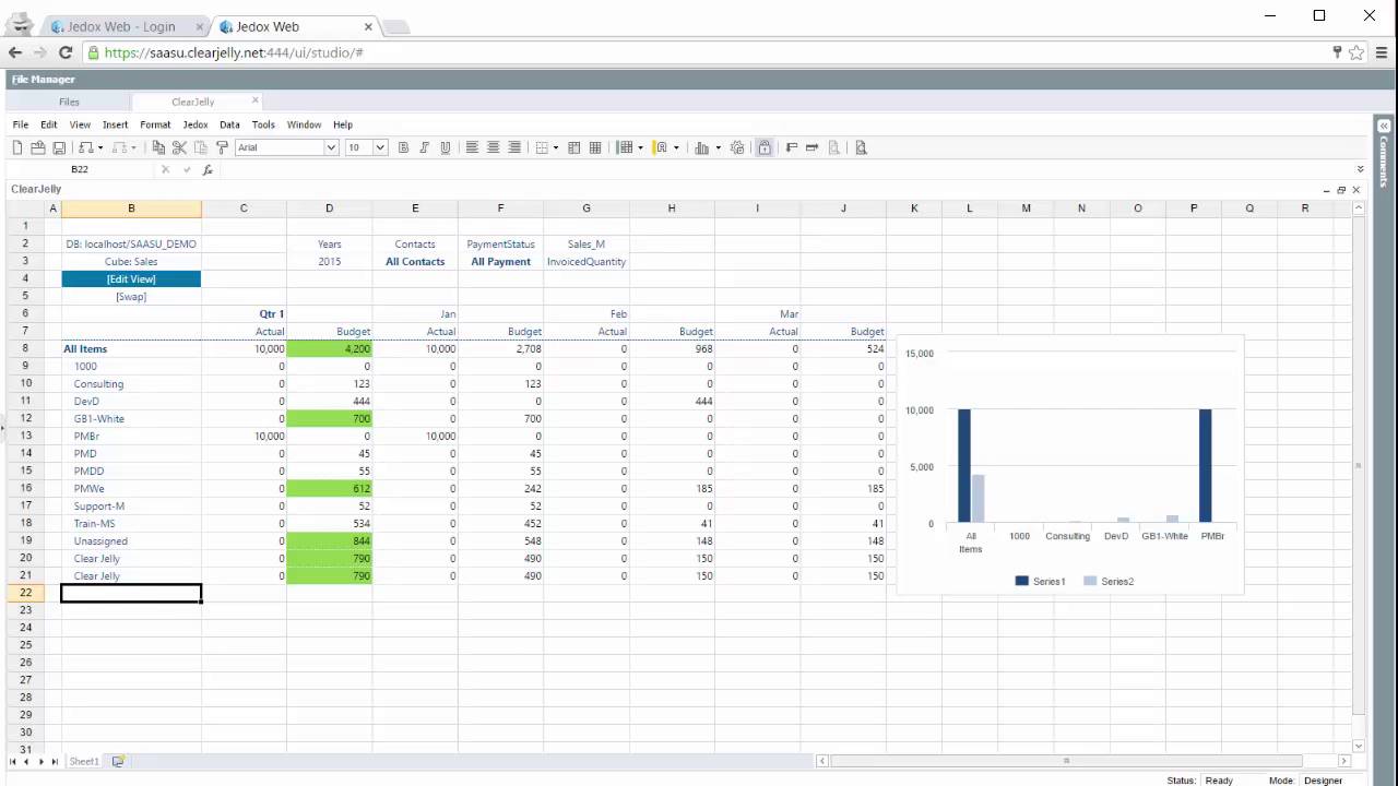 Getting Started With Jedox Web