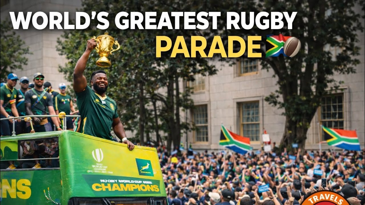 World’s Greatest Rugby Parade (2023)🏉 | Cape Town Celebrates the Springboks 🇿🇦