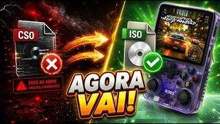 SEU JOGO DE PSP NÃO RODA? CONVERTA CSO PARA ISO AGORA!