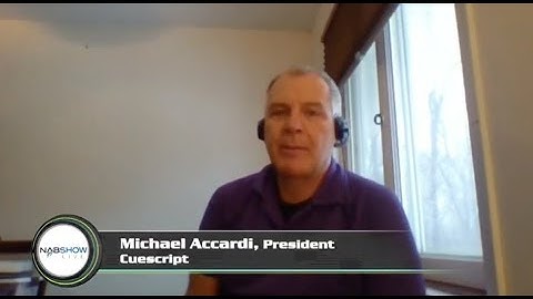 Cuescript in Pre-NAB Show Video Interview. #NABShow @Cuescript_