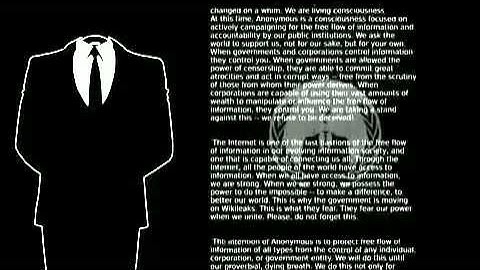 A letter to PSN from Anonymous PSN DOWN April 21-24 2011 ERROR CODE 80710A06