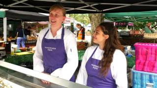 London farmers markets hot food for lunch