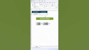 Microsoft excel tricks for beginners - Insert the current date and time in a cell